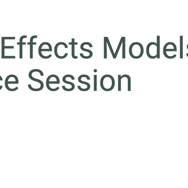 👩🏼‍🏫 Block Seminar at Ghent University on Mixed-Effects Regression in Psychology